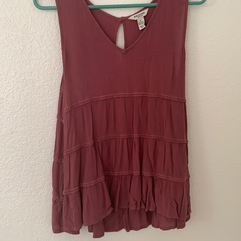 Mauve tank top! Barley worn